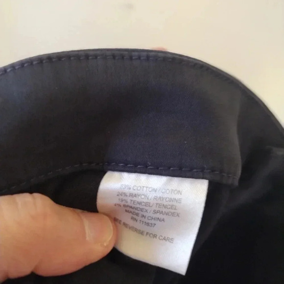 Lila Ryan size‎ 4 navy cropped trouser pants - Picture 4 of 6